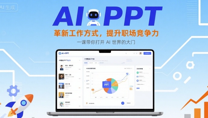 AI+PPT：革新工作方式，提升职场竞争力，一课带你打开 AI 世界的大门-锋越云网创